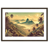 Vintage Brazil, Rio De Janeiro Tropics Poster thumbnail