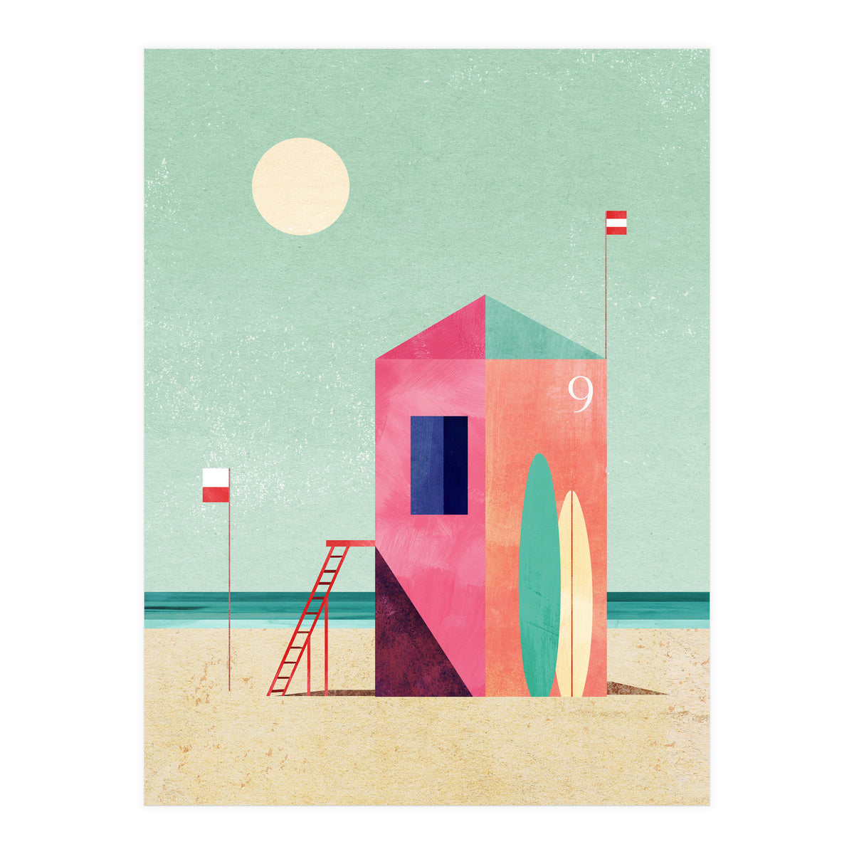 Surf Hut (Print Only)