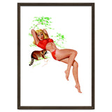 Pinup Girl With A Naughty Racoon thumbnail