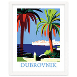 Dubrovnik, The Fortress and Palm Trees thumbnail