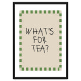 What’s For Tea, Cute Kitchen Quote Print, Playful Wall Art for Dining Spaces thumbnail