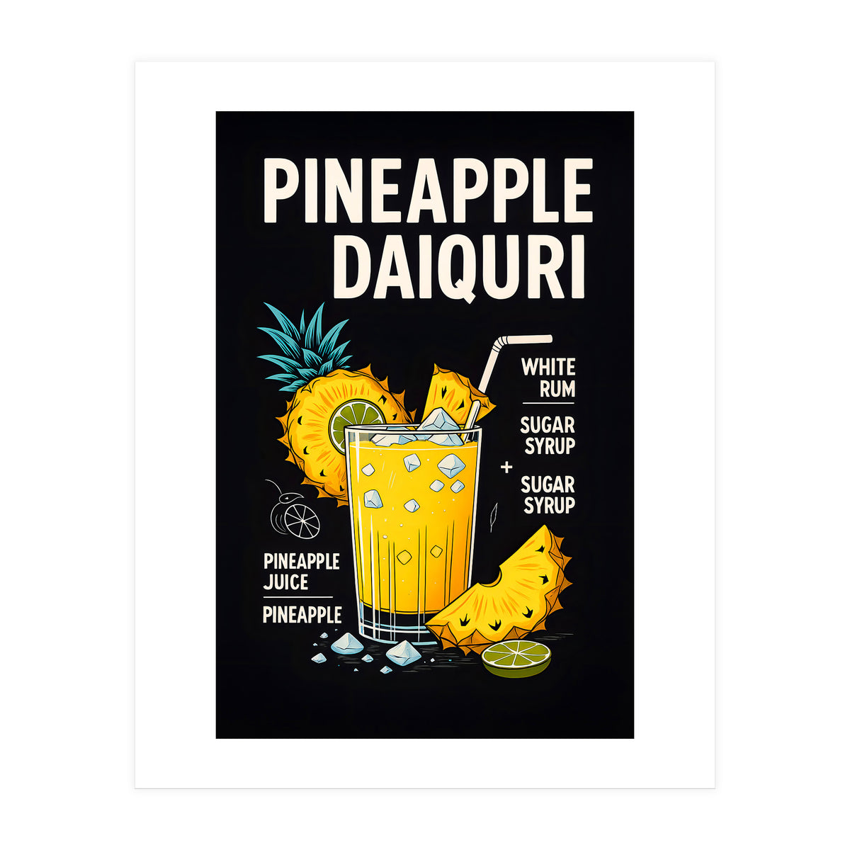 Pineapple Daiquiri  (Print Only)