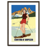 Ski Girl at Cortina D'Ampezzo, Italy thumbnail