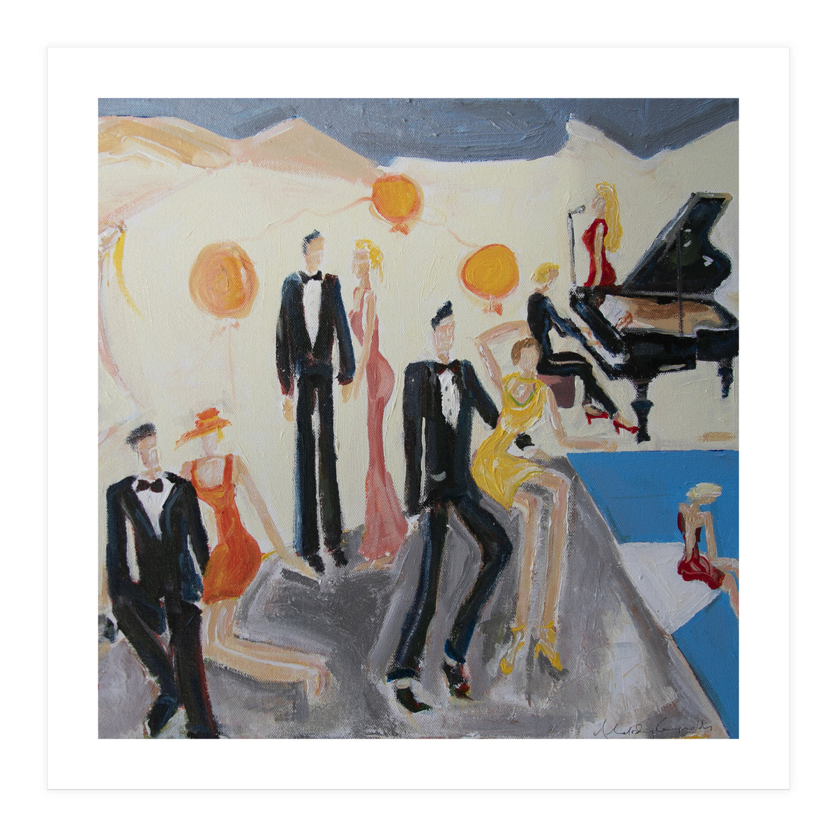 The Piano Player (Print Only)