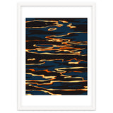Sunset Reflection, Positivity Hope Growth Optimism Mindset, Nature Marble Dark Ocean thumbnail