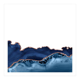 Navy & Rose Gold Agate Texture 26 (Print Only) thumbnail
