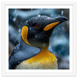 King Penguin Close Up In The Rain thumbnail