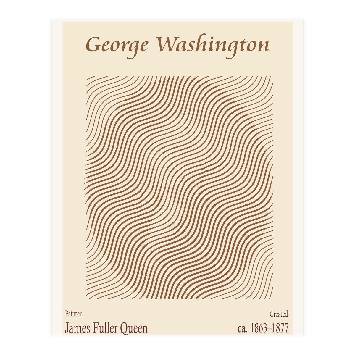 George Washington (1863 1877) – James Fuller Queen (american, 1820 1886) (Print Only)