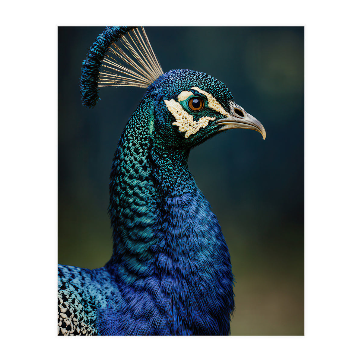 Peacock Portrait Photography (Print Only)