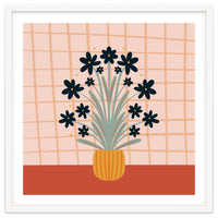 Floral Vase Orange