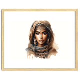 Desert Muse Watercolor Portrait thumbnail