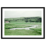 Pond and house in the middle of nowhere - Iceland thumbnail
