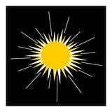 Yellow Bright Radiant Shinning Sun (Print Only) thumbnail