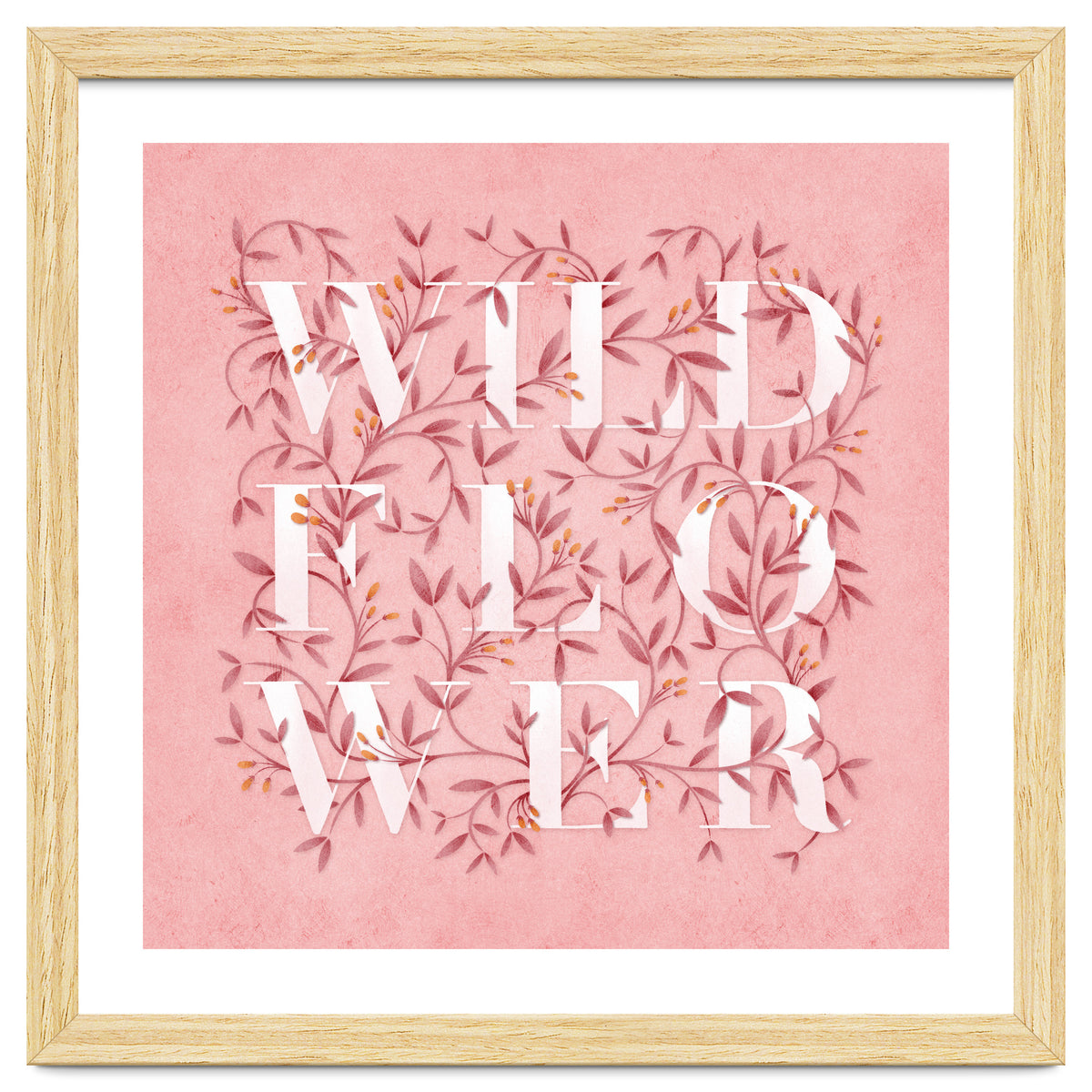 Wild Flower Typography