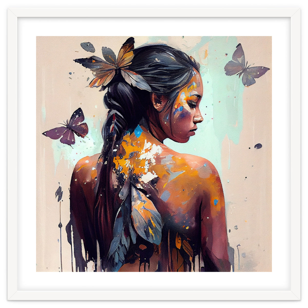 Powerful Butterfly Woman Body #2