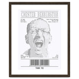 Receipt Art Chester Bennington thumbnail