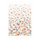 Watercolor Spring Butterflies Apricot (Print Only) thumbnail
