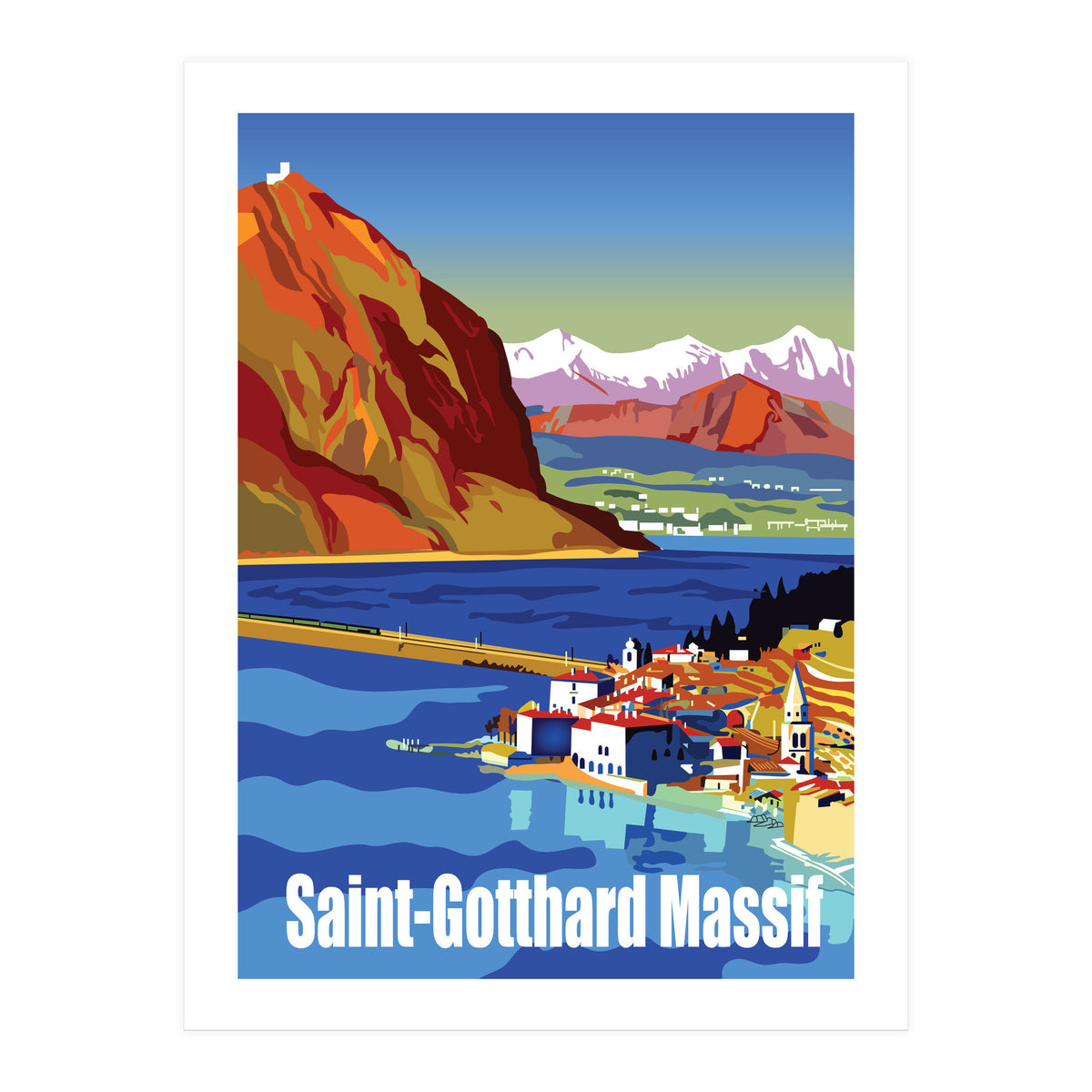 Saint Gotthard Massif, Switzerland (Print Only)