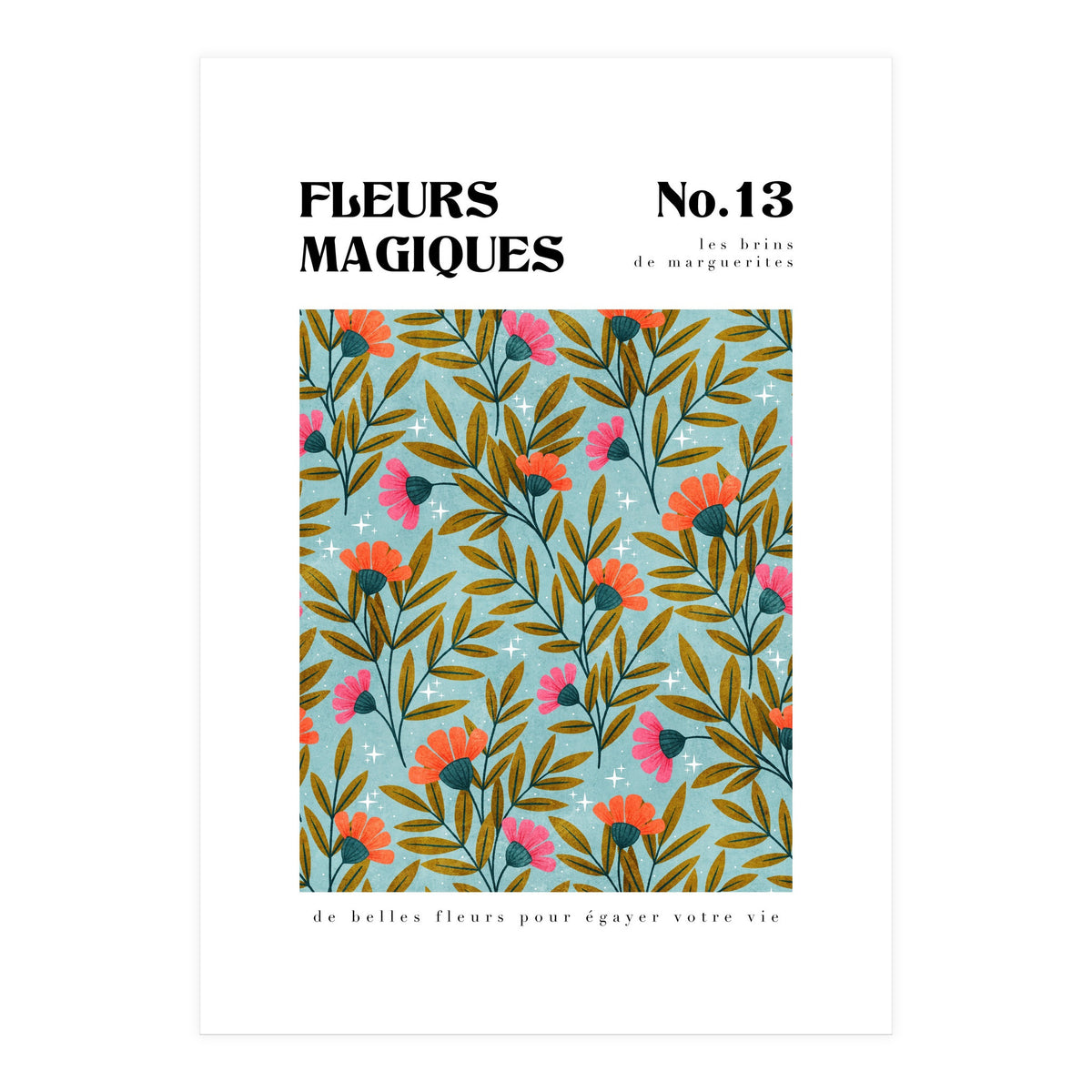 Magical Flowers No.13 Daisy Sprigs (Print Only)