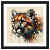Watercolor Cougar Portrait thumbnail