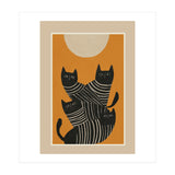 Abstract Black Cats (Print Only) thumbnail