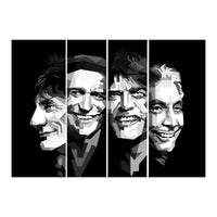 The Rolling Stones Black Portrait  (Print Only)