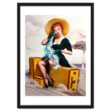 Pinup Sexy Girl Left At The Bus Station thumbnail