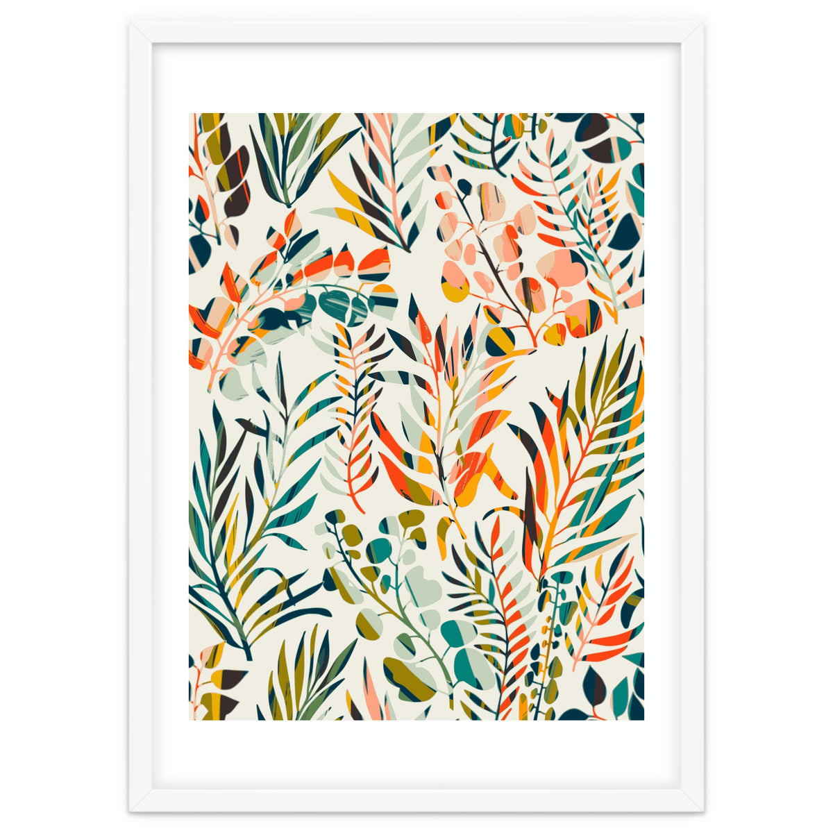 Colorful Leaves Pattern