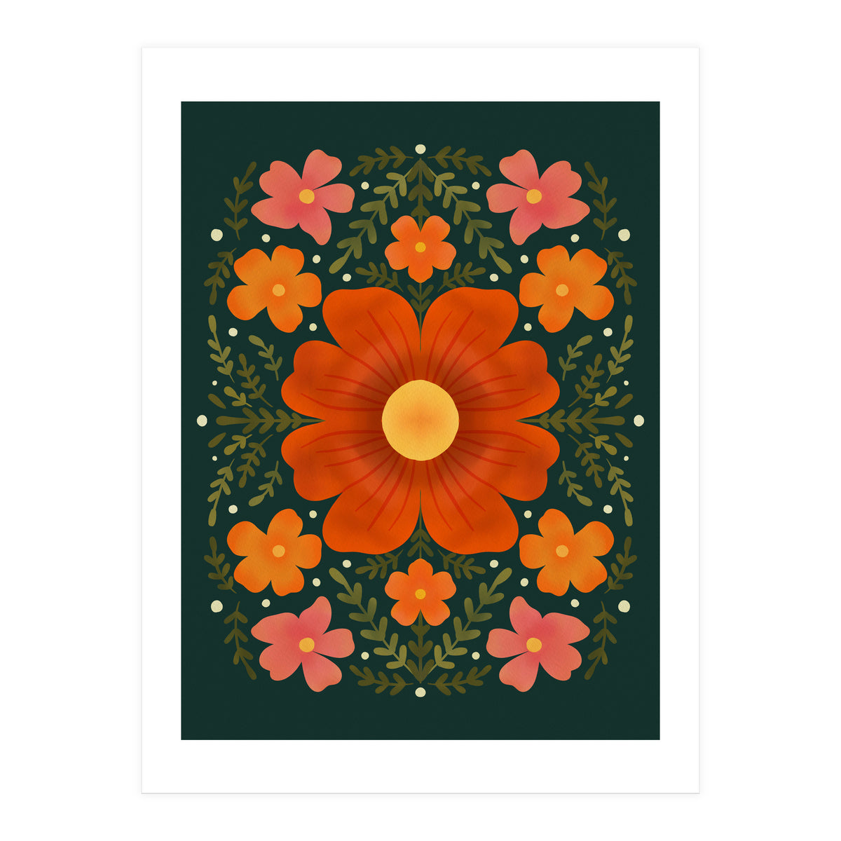 Red Flower (Print Only)