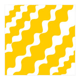 Yellow Wavy Pattern (Print Only) thumbnail