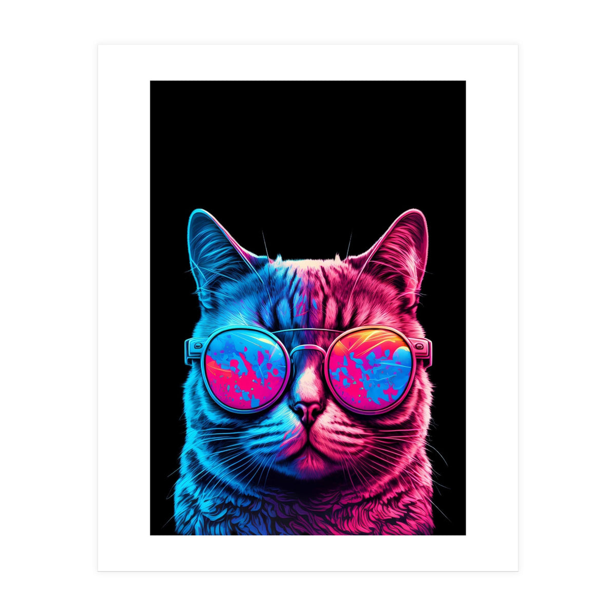 Cat Animal Portrait (Print Only)