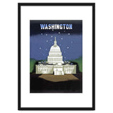 Washington, White House at Night thumbnail