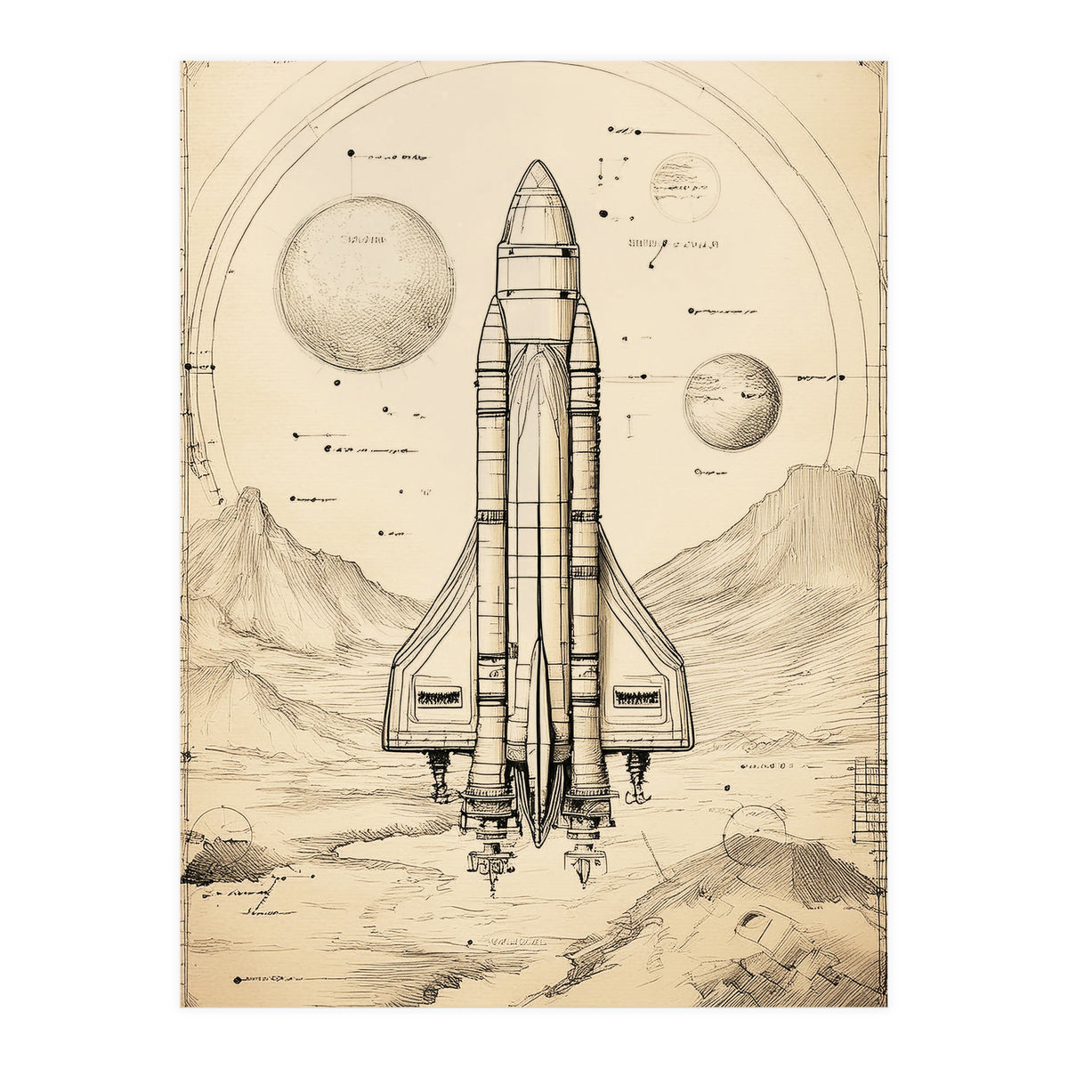 Back To The Moon 015 (Print Only)