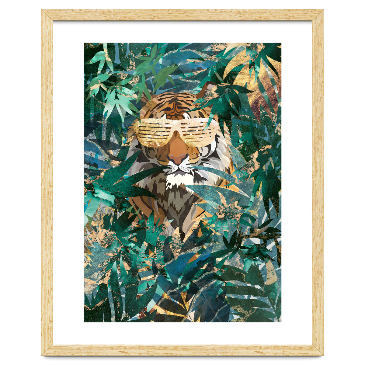 Hip hop tiger in the jungle