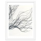 Abstract Black Branching Lines Flowing thumbnail