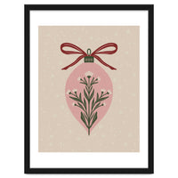 Christmas Floral Globe