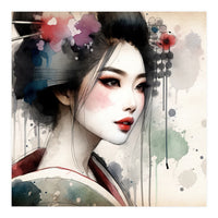 Soft Bloom Modern Geisha (Print Only)