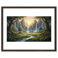 Enchanted Waterfall Meadow
