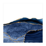 Navy & Gold Agate Texture 24 (Print Only) thumbnail
