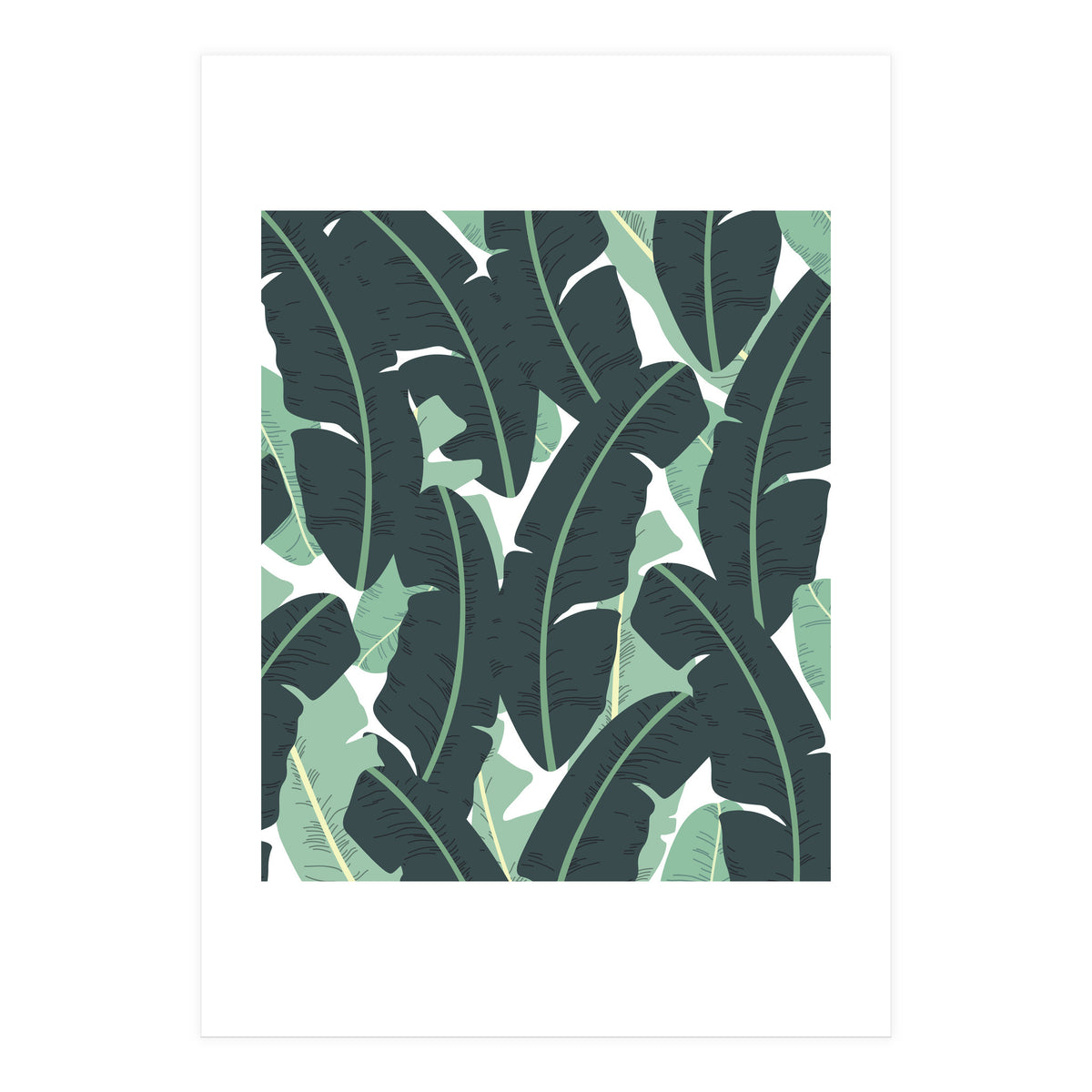 Banana Leaf Pattern (Print Only)