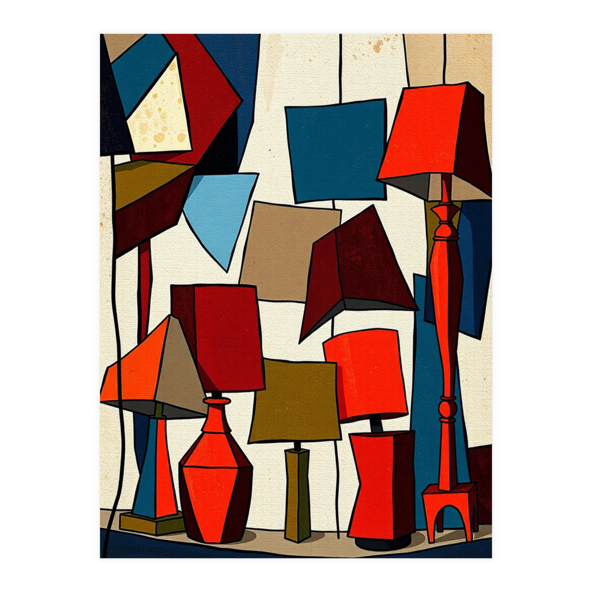 Abstract The Lamp (Print Only)