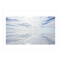 Infinite Horizon: Mirror Reflections on the Salt Flats (Print Only)