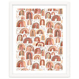 Cute Watercolor Rainbows Terracota thumbnail