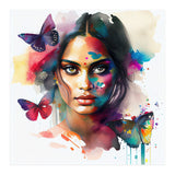 Butterfly Bloom Hindu Portrait (Print Only) thumbnail