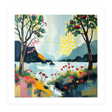 Serene Mountain Lake Landscape (Print Only) thumbnail
