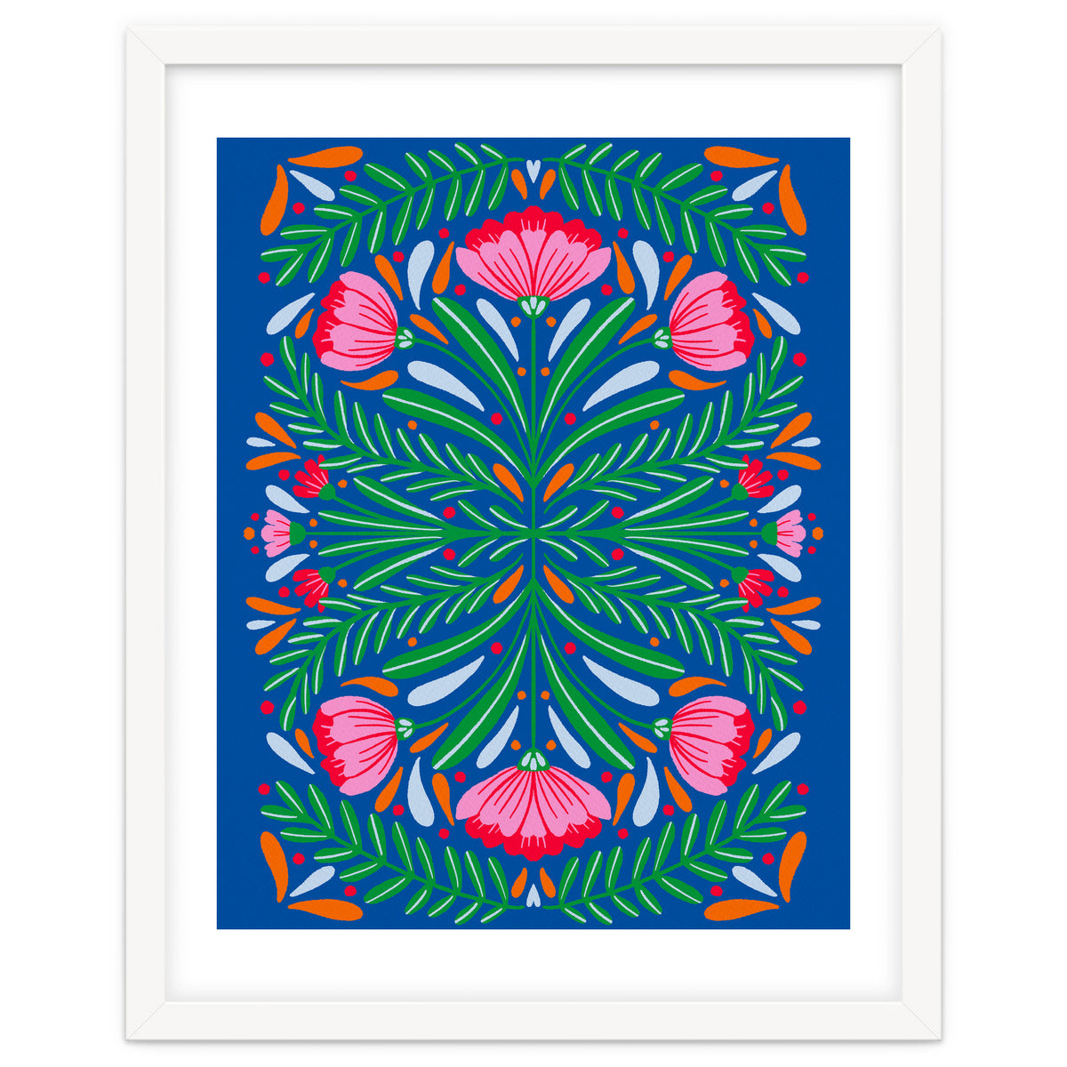 Bold Symmetrical Flowers