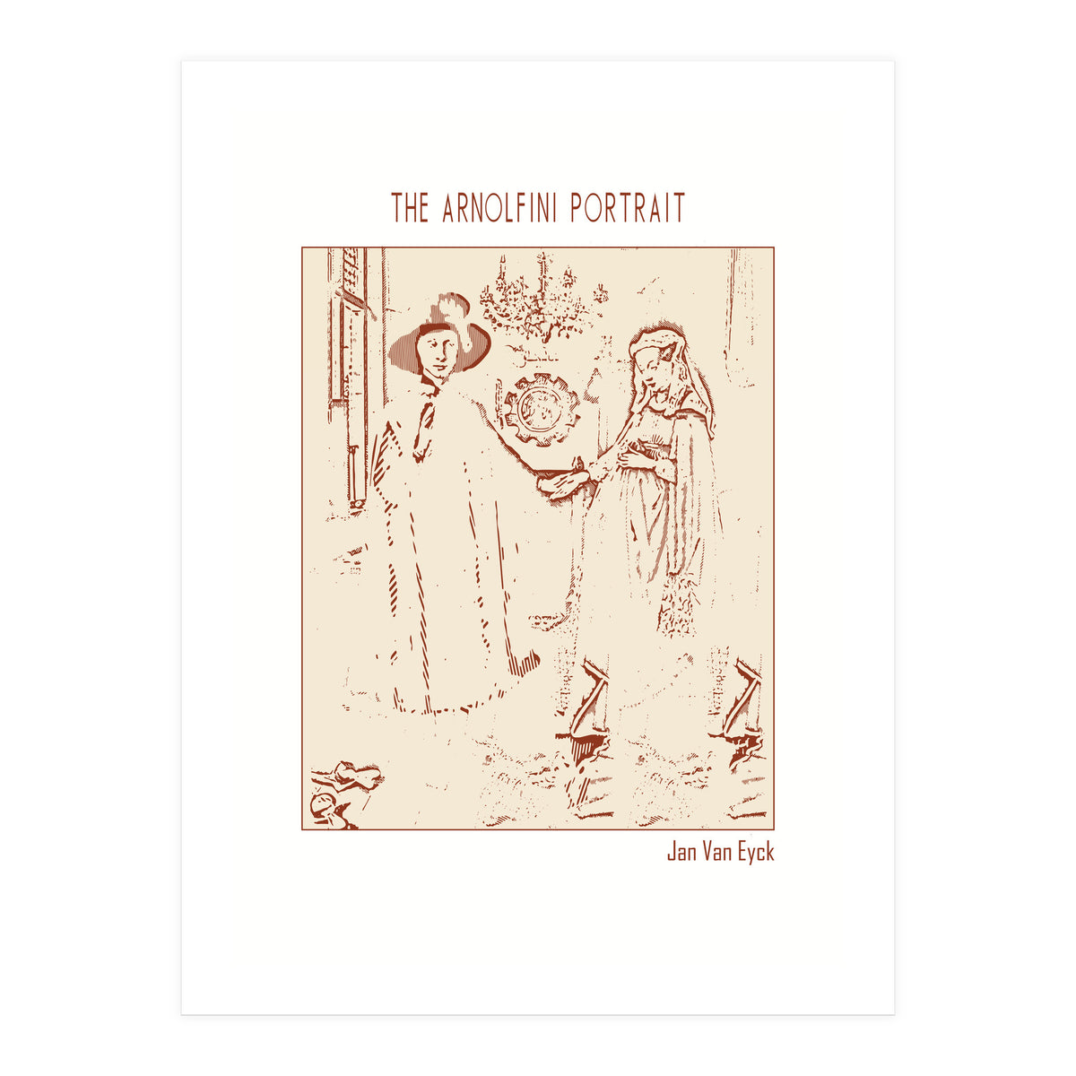 The Arnolfini Portrait  (Print Only)