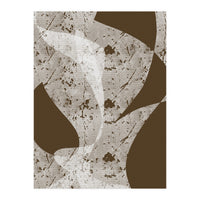 Abstract White Scratch (Print Only)