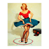 Pinup Dancing Girl (Print Only) thumbnail
