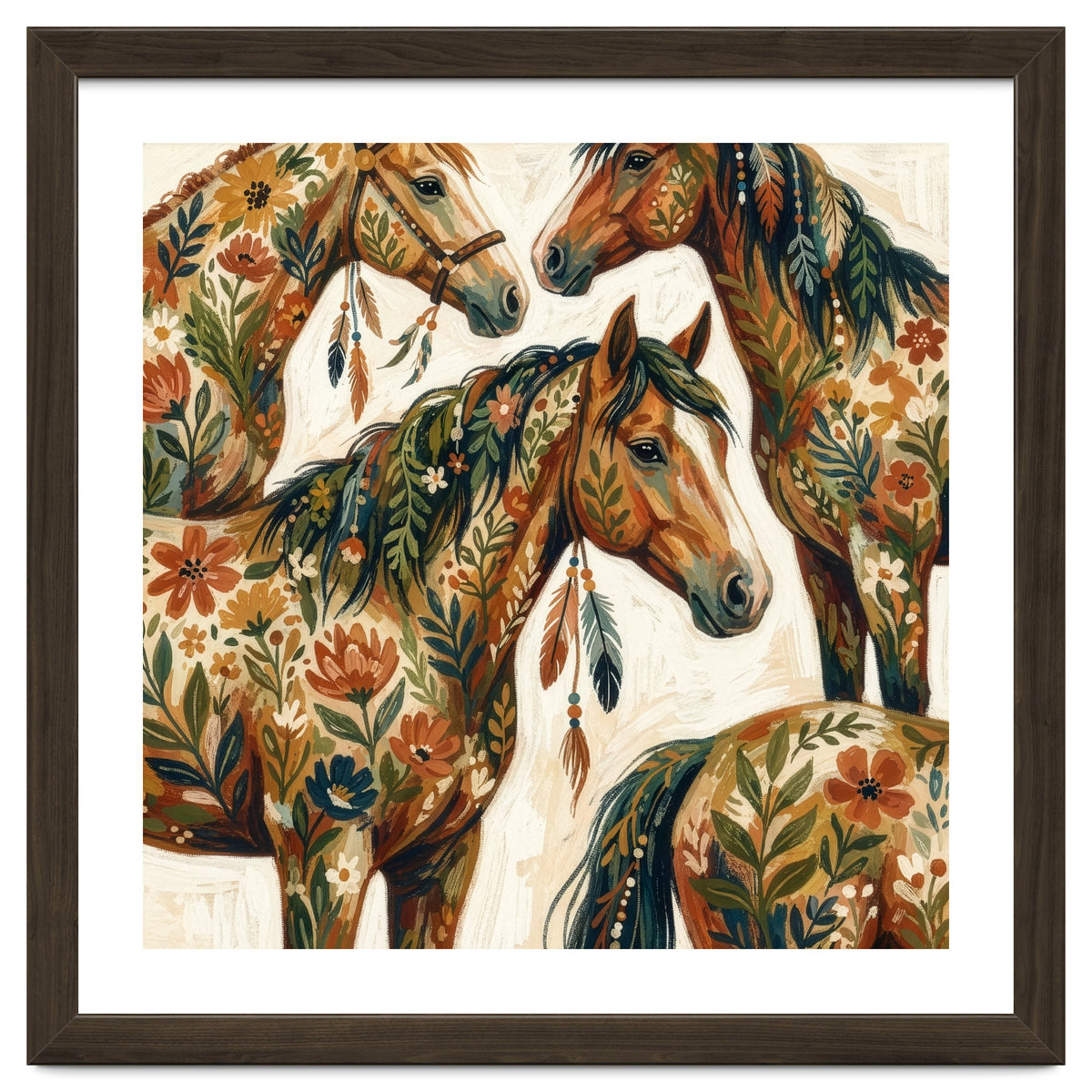 Rustic Horse Blossoms